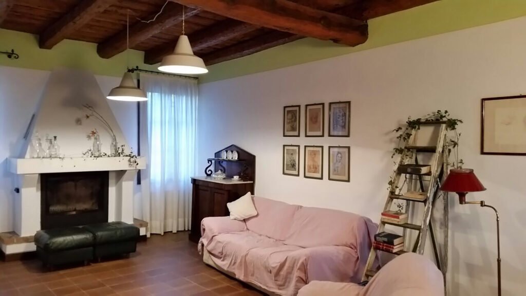 Salotto con camino, Casa Cecilia · Country House, Casa Cecilia