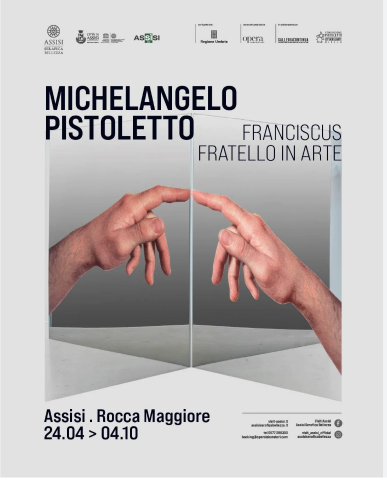 Pistoletto incontra San Francesco: “Franciscus” alla Rocca Maggiore