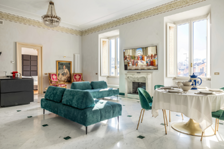 Sant’Angelo Deluxe: 150 mq di lusso nel cuore di Roma