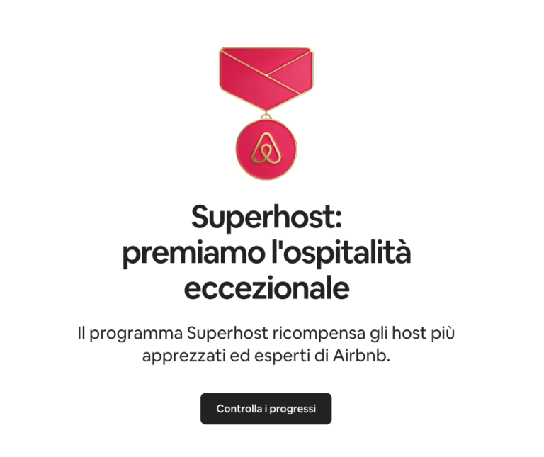 Badge Airbnb Superhost — Deluxe Apartments, secondo anno consecutivo