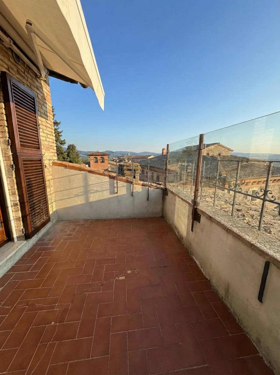 Terrazza panoramica, Luce, Assisi