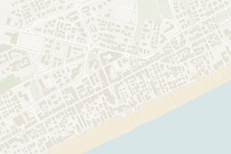 Mappa del Lido di Jesolo con la posizione di Marconi Deluxe in Piazza Marconi
